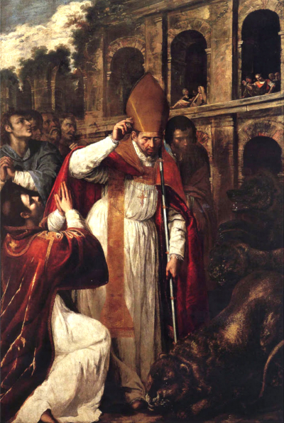 Saint Januarius in the Amphitheatre at Pozzuoli Artemisia Gentileschi